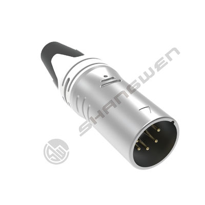 Waterproof IP65 5-Pin XLR Connector Female Adapter Zinc Alloy Shell Outdoor Microphone MIC Plug Socket Male Connector