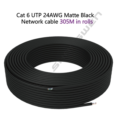 Cat6a Cable Network UTP Cat6 Cat6a Cable and Connectors CAT6A Flat Patch Cord UTP 4 Pairs 30AWG Stranded Copper Cable