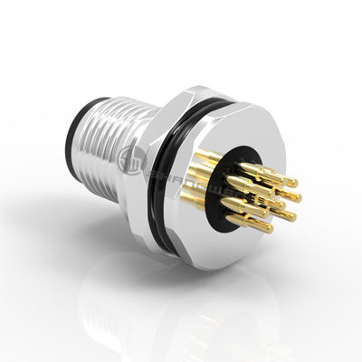 Customize Waterproof Phoenix M12 Cable 2 3 4 5 6 8 Pin Male to Female M12 Connector Cable With Wire