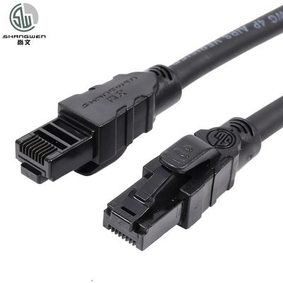 24AWG 26AWG 28AWG ईथरनेट पैच केबल Cat6 Cat6a UTP केबल कंप्यूटर नेटवर्क में