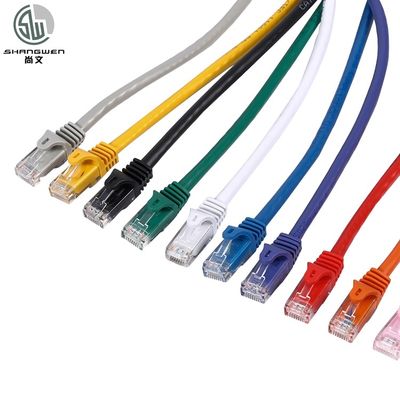 Rj45 Cat6 Cat6a Cat5E UTP पैच कॉर्ड केबल 1m 3m 5m कंप्यूटर नेटवर्क केबल