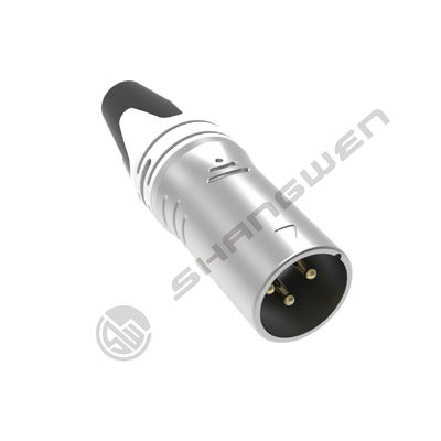 वाटरप्रूफ 3 पिन XLR प्लग फीमेल सॉकेट एडाप्टर IP65 DMX पैनल माउंट ऑडियो वायर कनेक्टर मिश्र धातु सामग्री आउटडोर