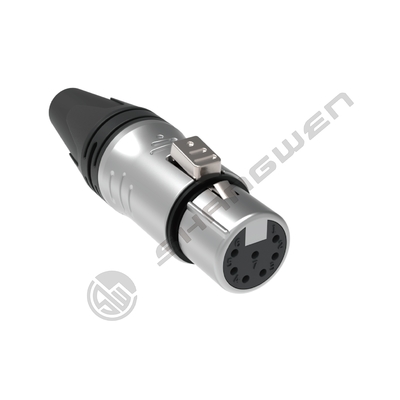 7-पिन XLR ऑडियो वीडियो कनेक्टर्स महिला पुरुष प्लग सॉकेट इनडोर सुरक्षा 7-पोल औद्योगिक इलेक्ट्रॉनिक्स सामान
