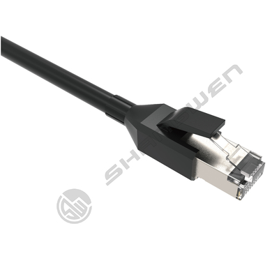 कैट7 शील्ड 10Gbps RJ45 नेटवर्क पैच केबल कॉर्ड RJ45 कैट7 कस्टमाइज्ड 4pair CE UL 100% ऑक्सीजन मुक्त कॉपर कैट7 26AWG SFTP
