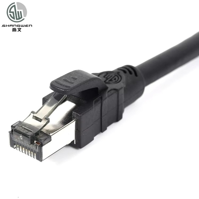 Cat5e FTP ईथरनेट नेटवर्क इंटरनेट पैच कॉर्ड केबल RJ45 24AWG 4P 4pair CE UL मल्टीपल कॉपर ट्विस्ट सॉफ्ट CCA BC कंडक्टर
