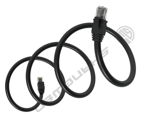 26awg ब्लैक UTP Cat5e नेटवर्क केबल पैच कॉर्ड 4 जोड़े Cat5e LAN केबल
