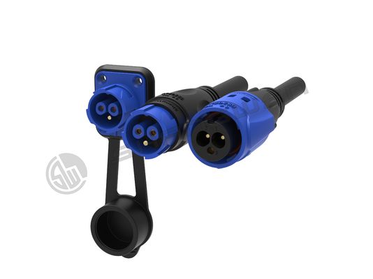 Power Cable M19 Series Input  Push-pull Self-locking Connection Industrial IP65 3 Pin Female Male Plug Power Connector