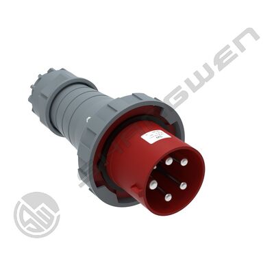 CEE IP67 Industrial Plug  125A 415v Mobile Plug 5pin Industrial Plug Socket Connector Outdoor Waterproof Connector
