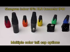 एक्सएलआर ऑडियो पावर वाटरप्रूफ सॉकेट कनेक्टर 3 पिन माइक्रोफोन आईपी65