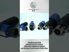 औद्योगिक इलेक्ट्रॉनिक्स एक्सेसरीज़ के लिए महिला त्वरित लॉक 4 पिन लाउडस्पीकर कनेक्टर