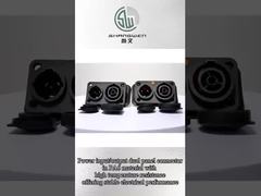 Ip65 विद्युत जलरोधी पावर कनेक्टर महिला चेसिस कनेक्टर