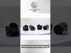 IP67 पीबीटी सामग्री 3पिन पुरुष महिला शक्ति जलरोधक कनेक्टर